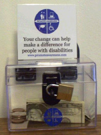Promote Awareness Coin Box